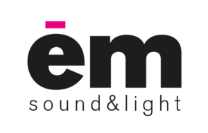 Event Management - logo- Sonido e iluminación